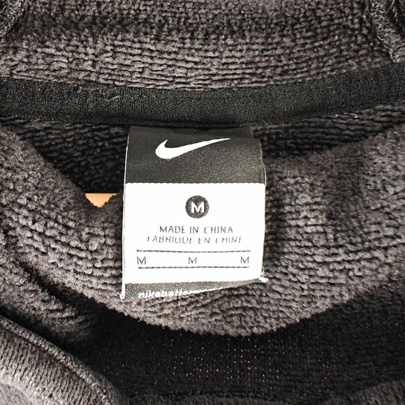 Nike Hypernatural Therma Fit Hoodie Women’s Dark Gray Knit Pullover Size M - Picture 8 of 10